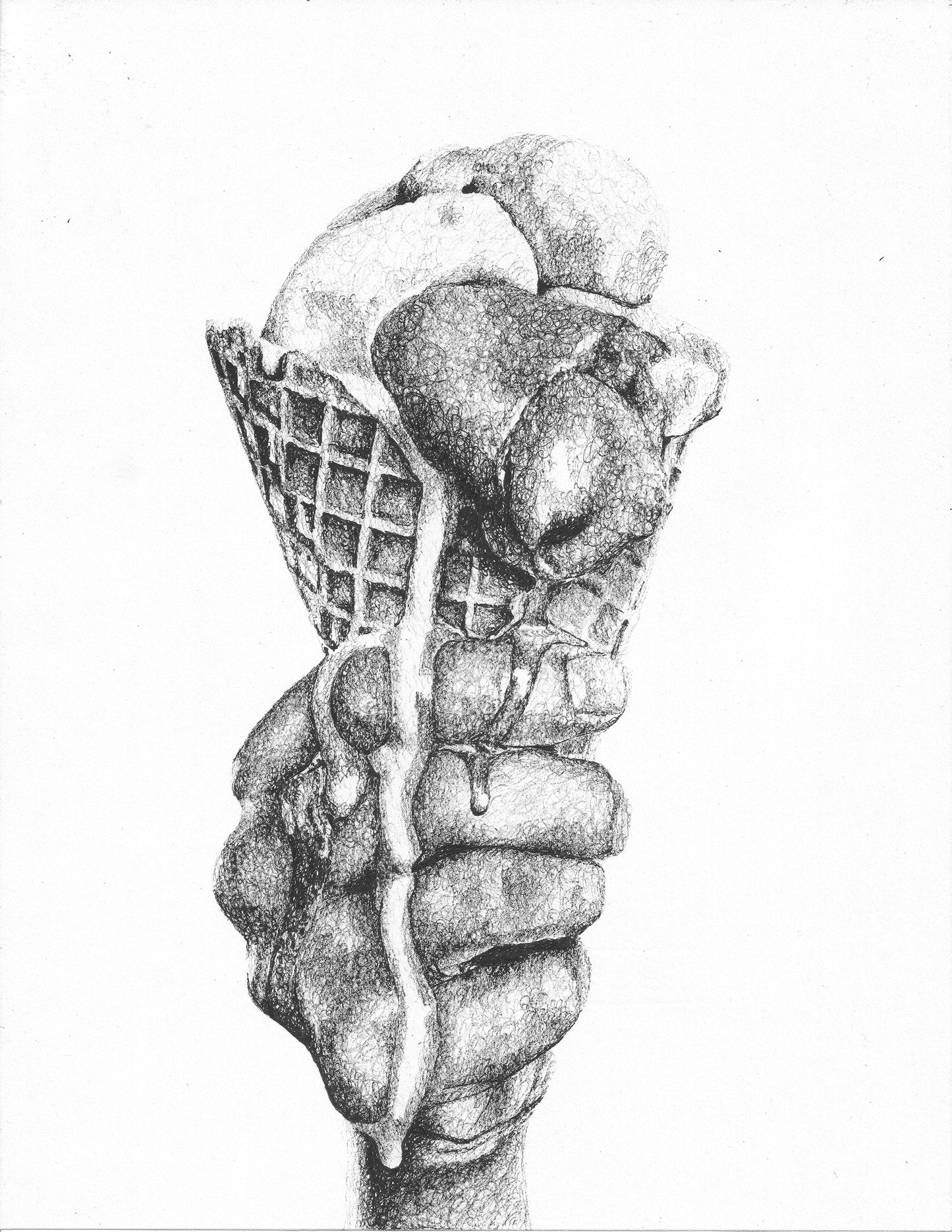 Ice Cream Cone Print